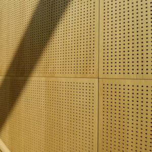 High-Absorption Wood Perforated Acoustic Panels