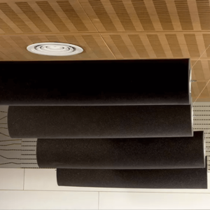 High-Performance Cylindrical Acoustic Foam Panels