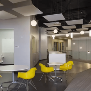 Decorative PET Ceiling Baffles for Enhanced Acoustics