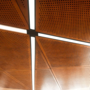 High-Absorption Wood Perforated Acoustic Panels