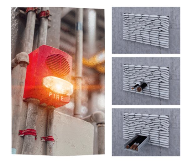 ArmaProtect CU firestop collar with mounting brackets – fire-rated pipe seal