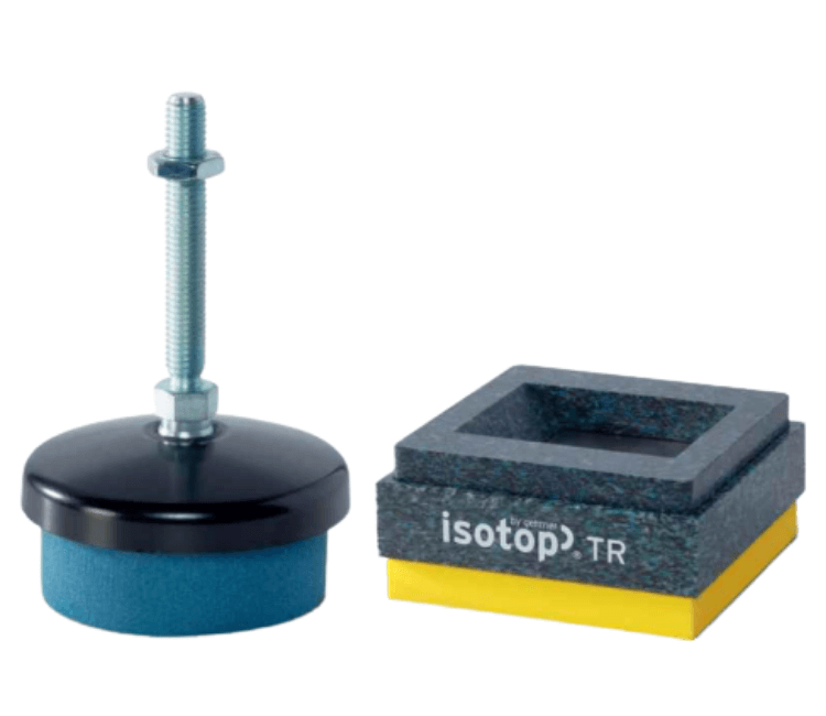 Isotop anti-vibration machine mounts by Getzner for industrial equipment Saudi Arabia