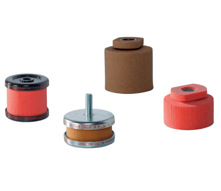 Isotop vibration damper by Getzner supplied by Gitco Saudi Arabia for industrial vibration isolation