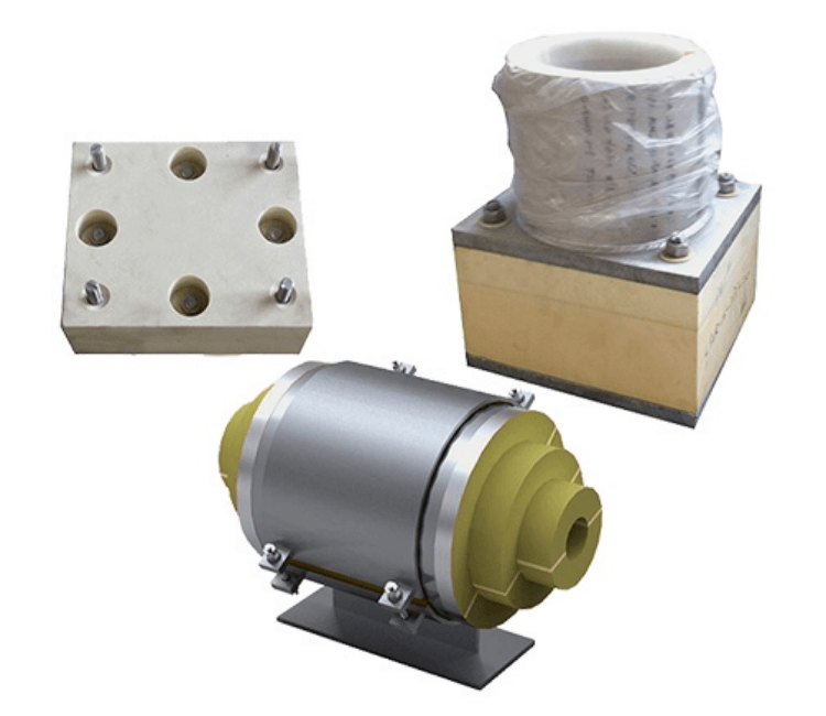 HDPIR High Density PIR Pre-insulated pipe supports for commercial cold insulation systems in Saudi Arabia.