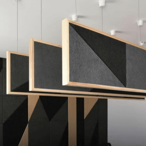 Eco-Friendly Wood Wool Cloud Baffles Acoustic Panels