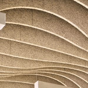 Eco-Friendly Wood Wool Cloud Baffles Acoustic Panels