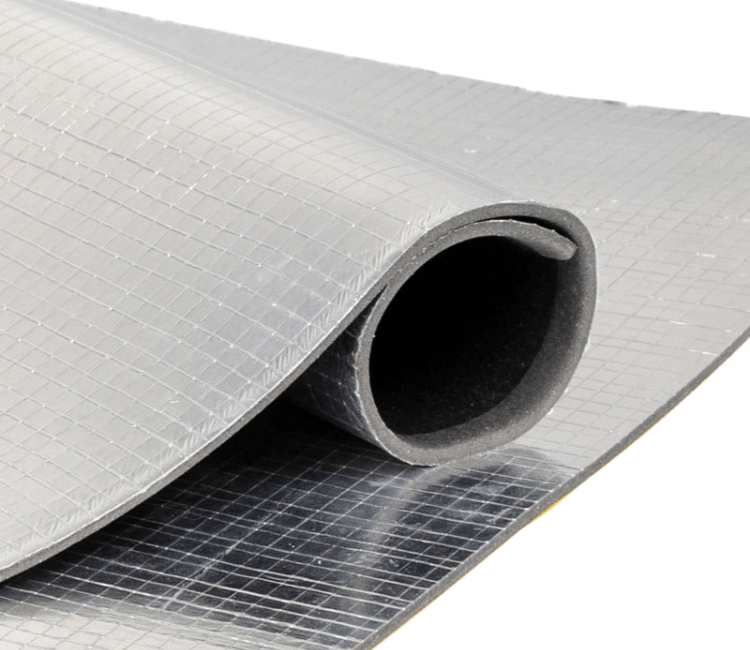 ArmaComfort Barrier B Alu acoustic barrier sheet with aluminum foil for soundproofing and HVAC insulation in Saudi Arabia
