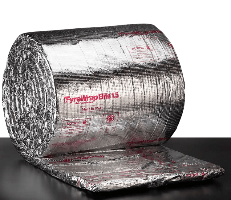 FyreWrap Elite 1.5 fire-rated duct insulation blanket by Alkegen for HVAC and passive fire protection